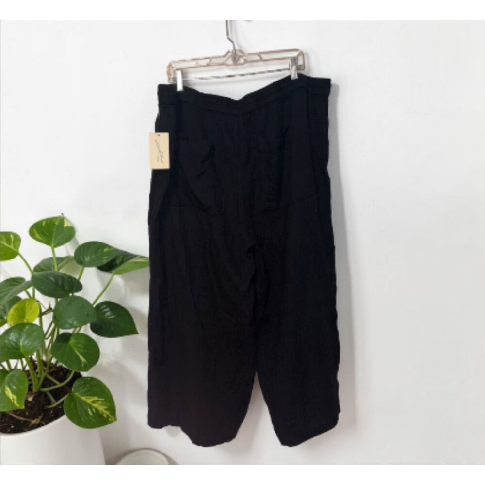 Universal Thread Women’s 2X Black Cotton Wide Leg Pull-On Pants NWT